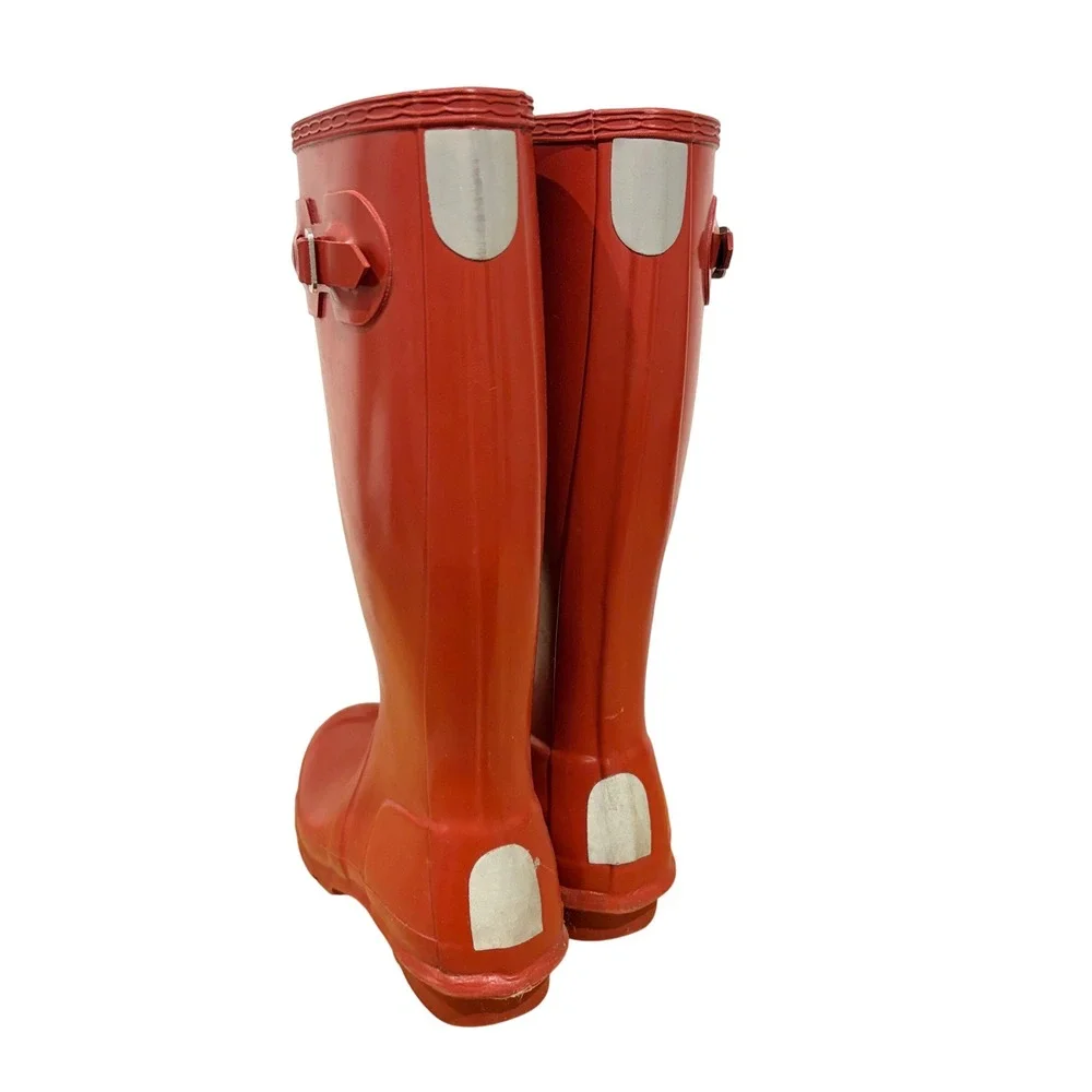 Hunter Original First Classic Red Rain Boots Waterproof Rubber Wellies 5G